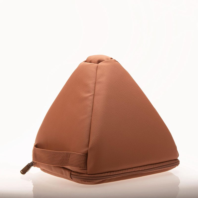 TOPFUND Clear Crystal Singing Pyramid 7 inch with Carrying Case and Quartz Suede Mallet - Image 4